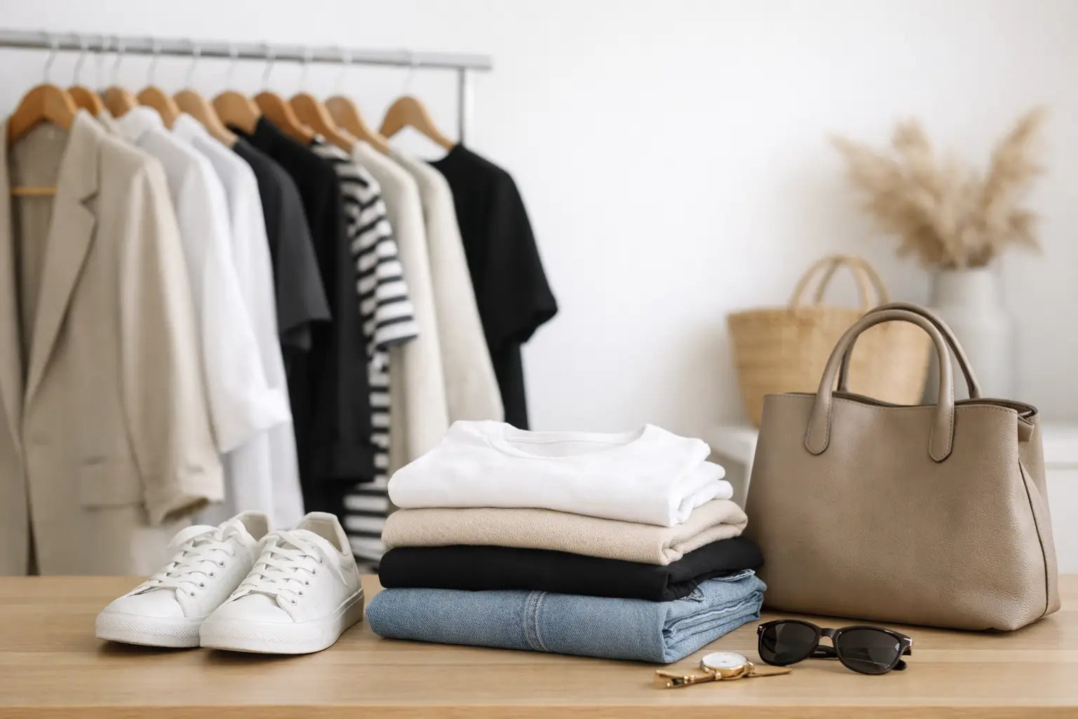 Voorbeeld Capsule Garderobe Met Basics, Simplified