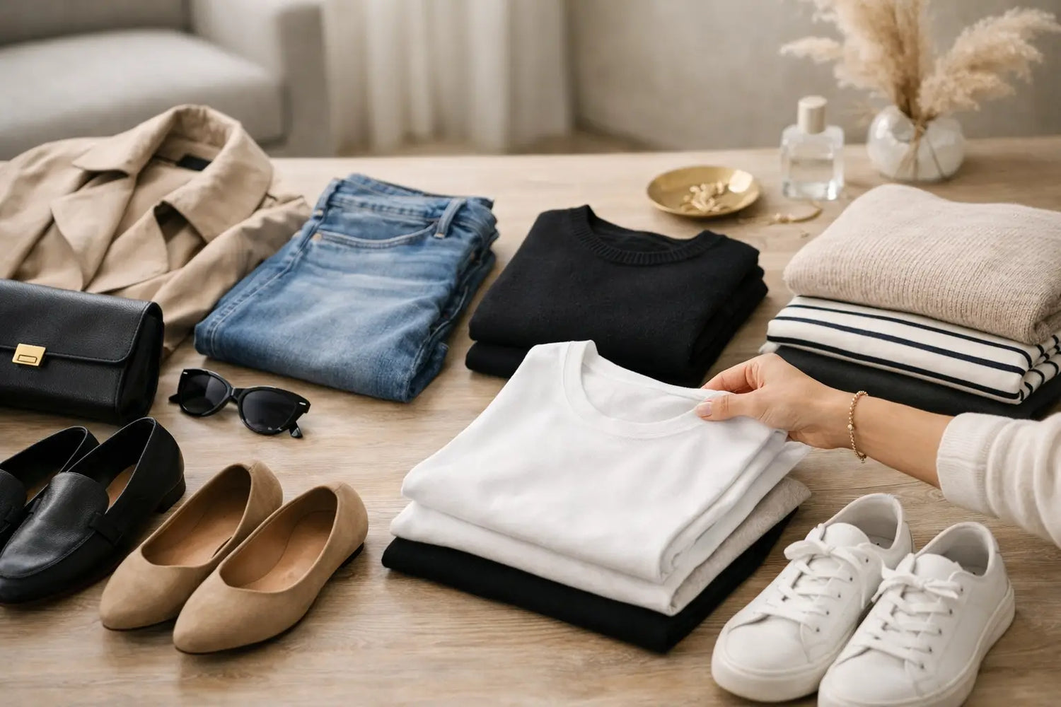 Beste basics voor dagelijkse outfits kiezen
