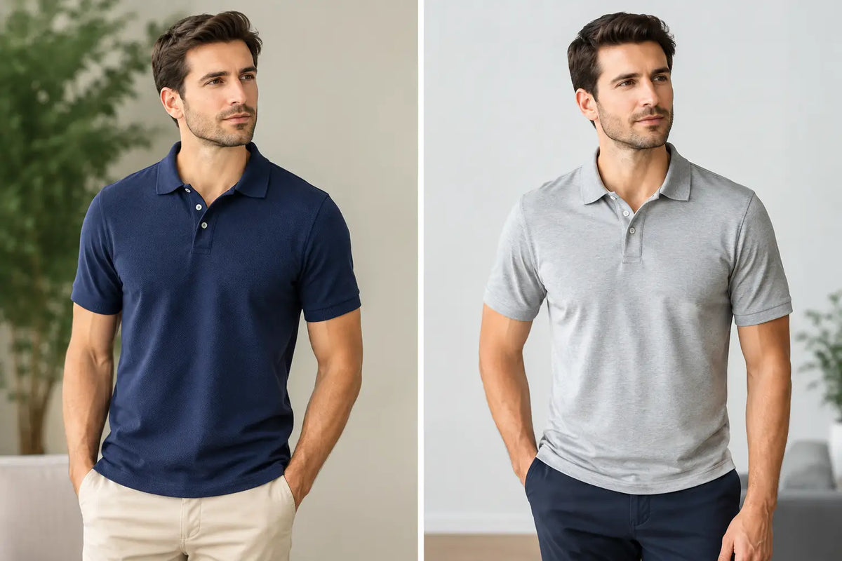 Pique Polo Versus Jersey Polo: Which Fits?