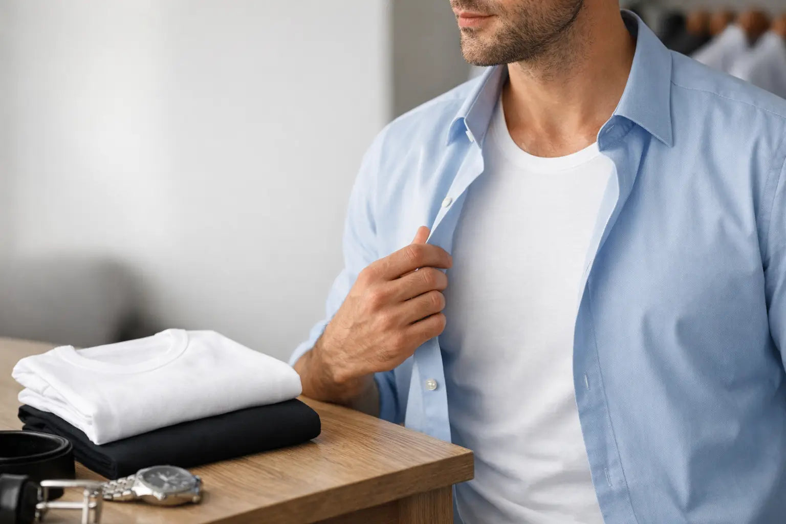 Comfortabele shirts voor onder een overhemd