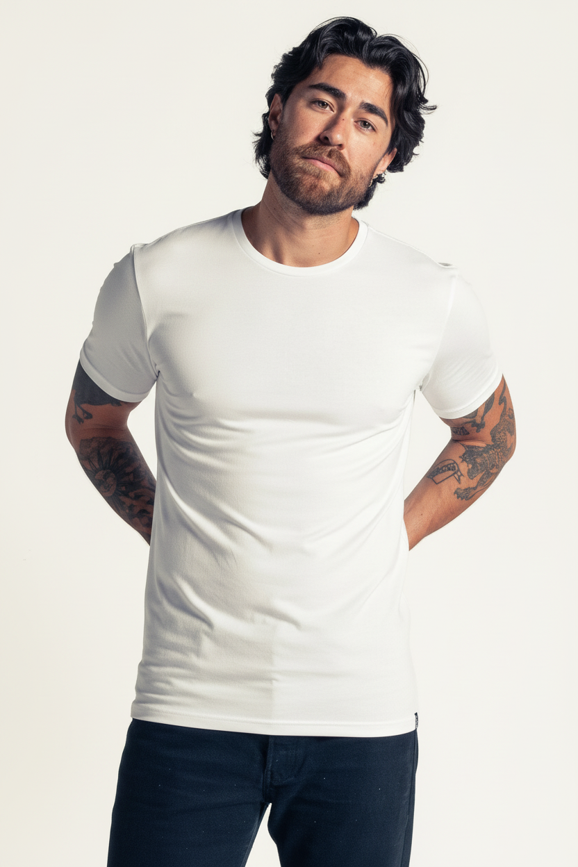 Lange witte T-shirts mannen: waar let je op?