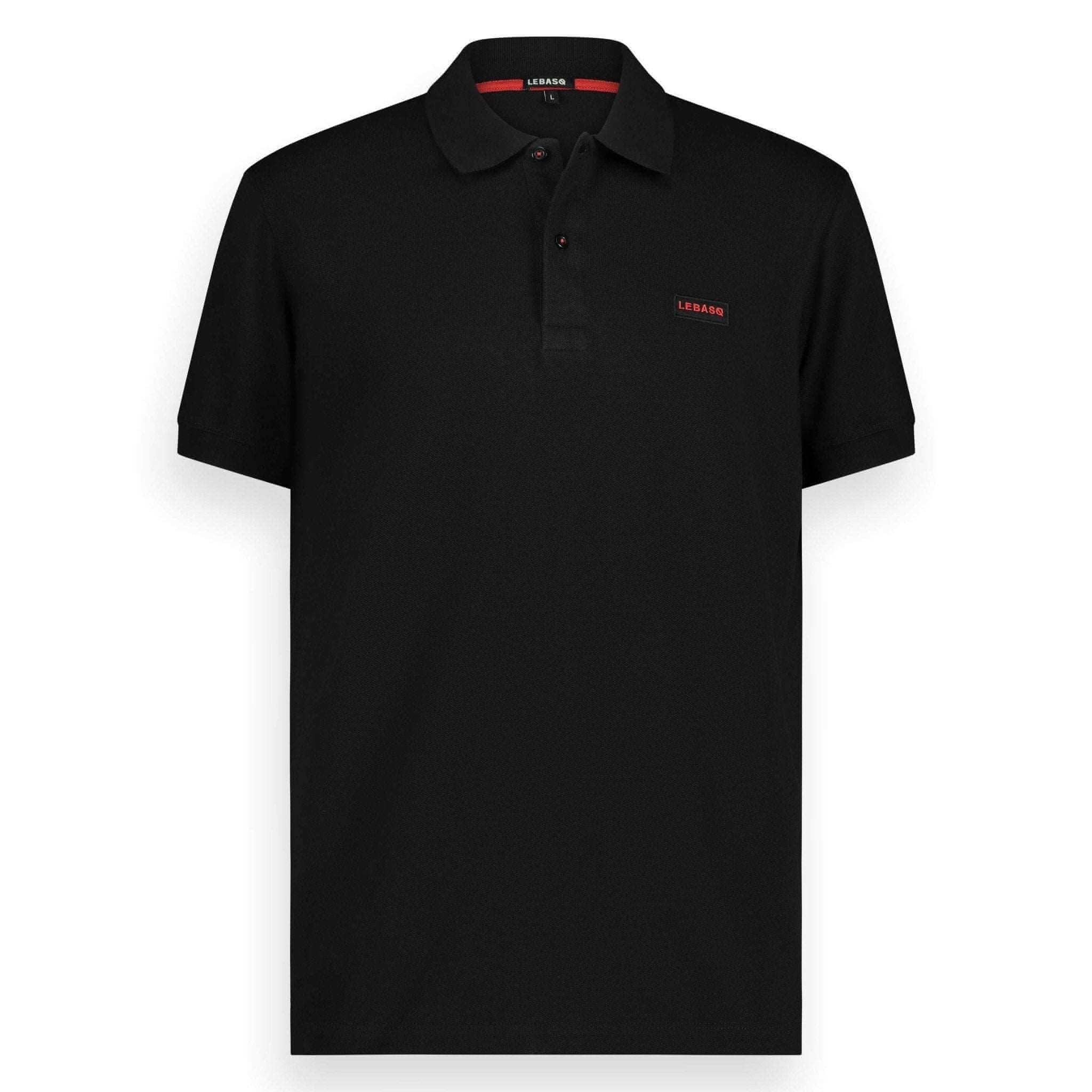 Chet's Piqué Polo Black - LebasQ
