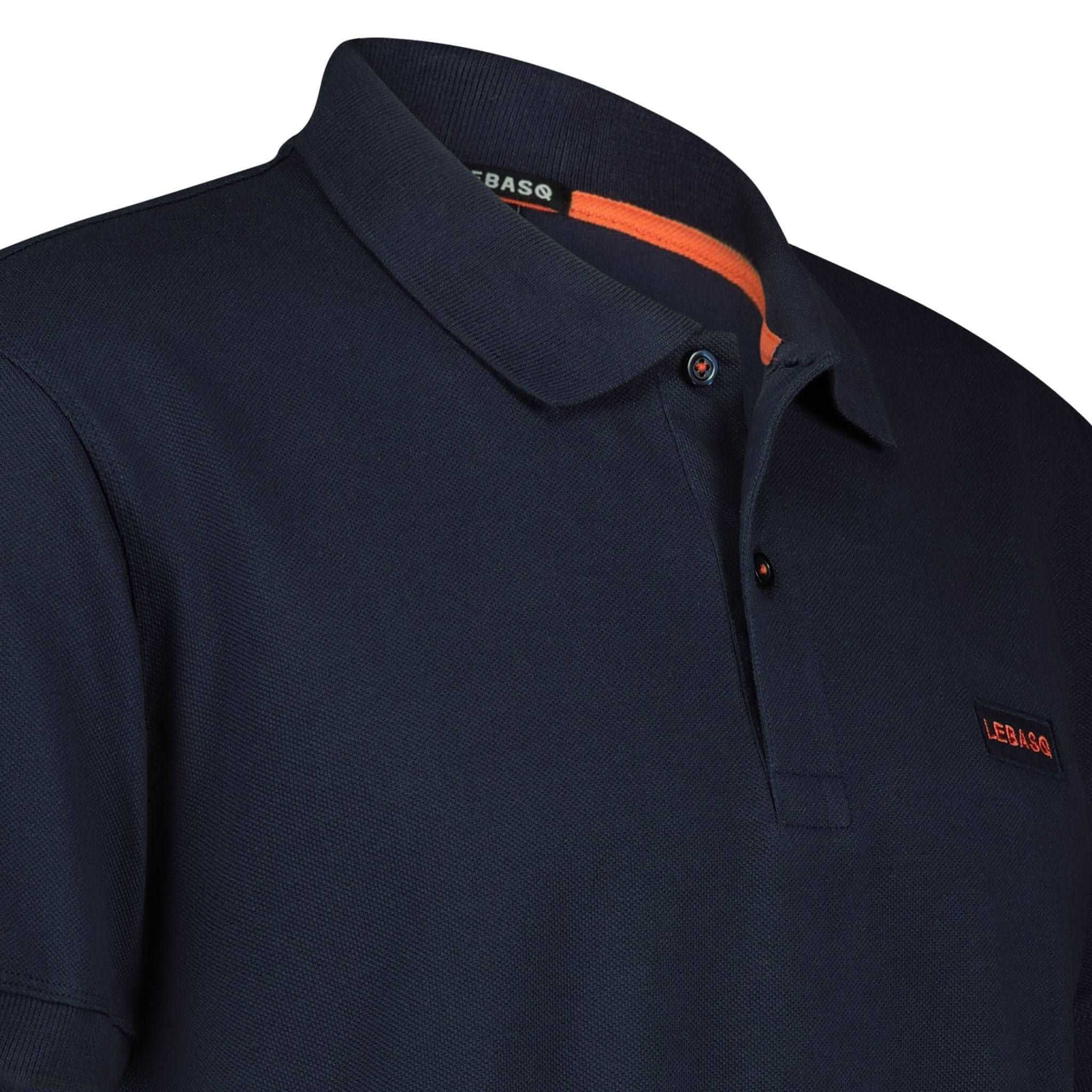 Chet's Piqué Polo Navy - LebasQ