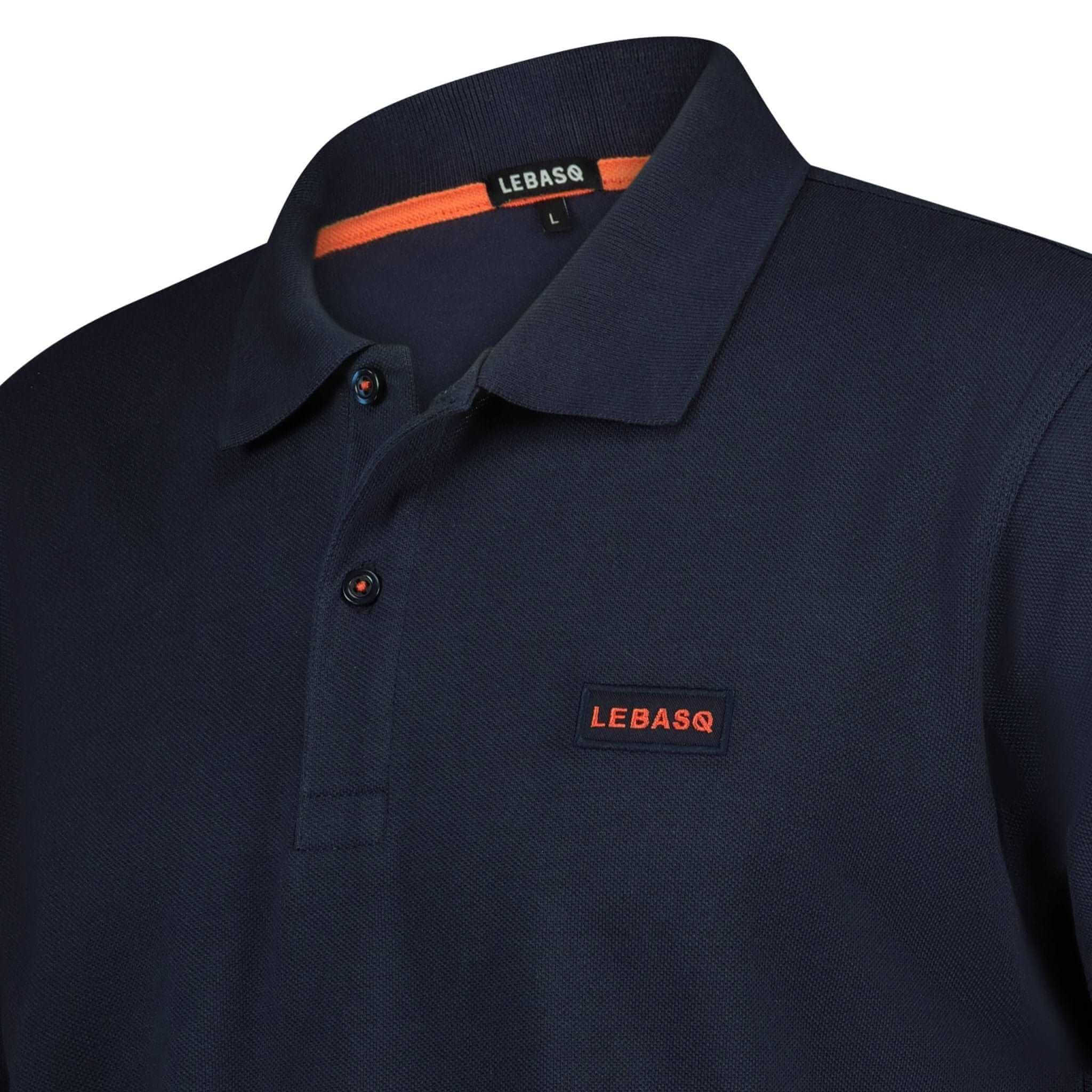 Chet's Piqué Polo Navy - LebasQ