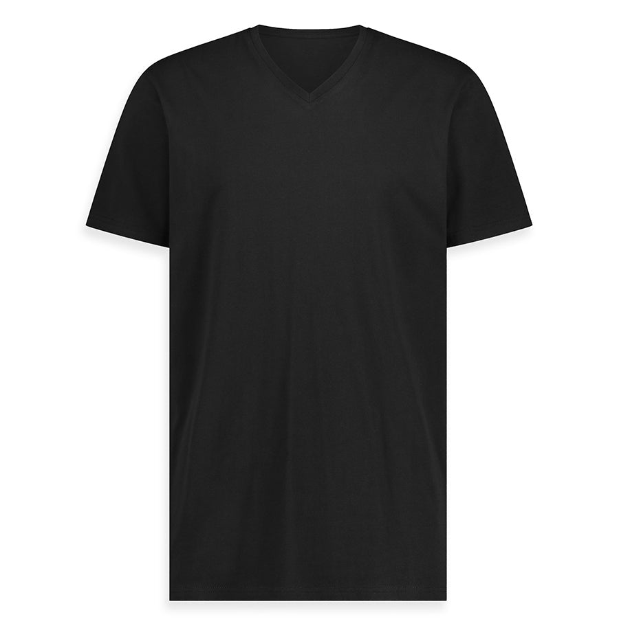 Duke's V Neck Bamboo Black 3 Pack - Slim Fit - LEBASQ