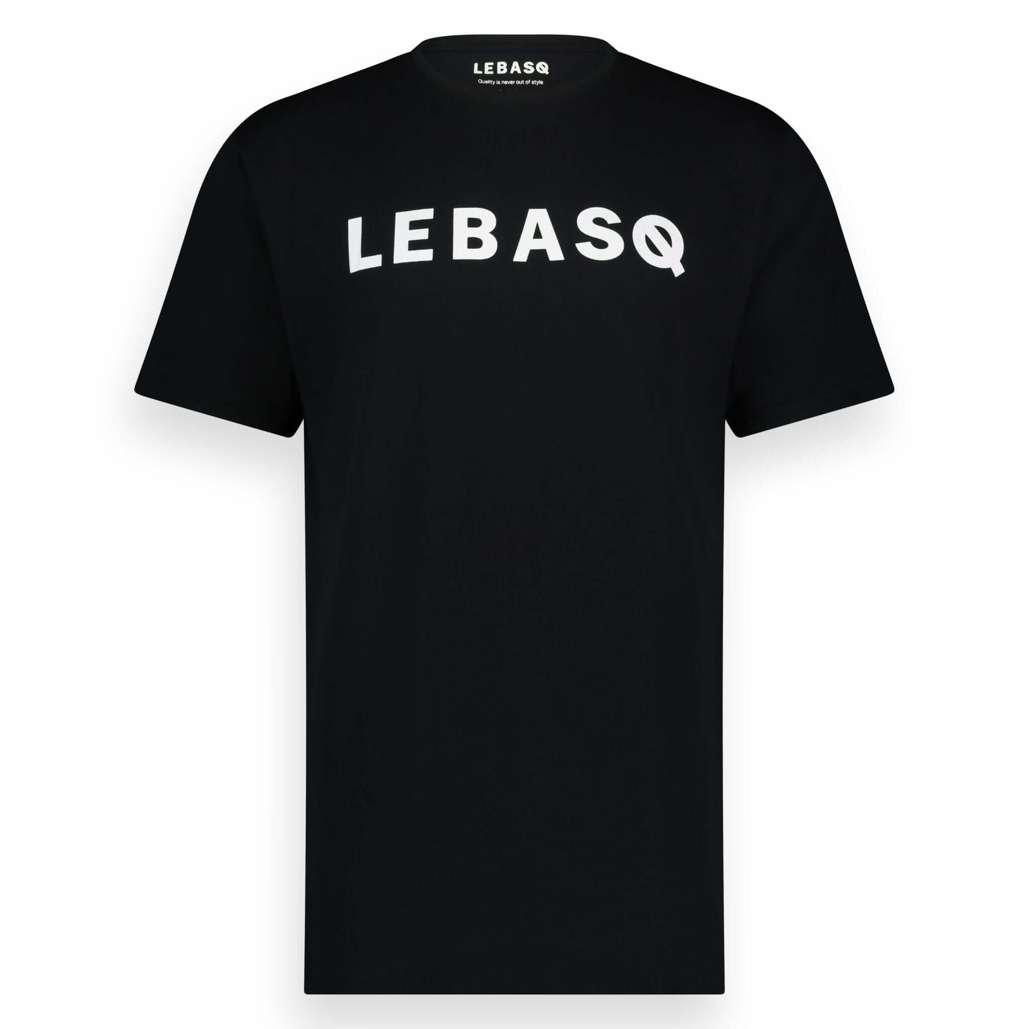 LEBASQ's Crew Neck T-Shirt Black - LebasQ