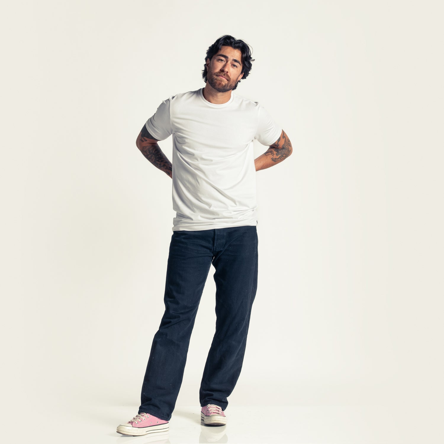 Miles's Crew Neck 3 Pack White - LebasQ
