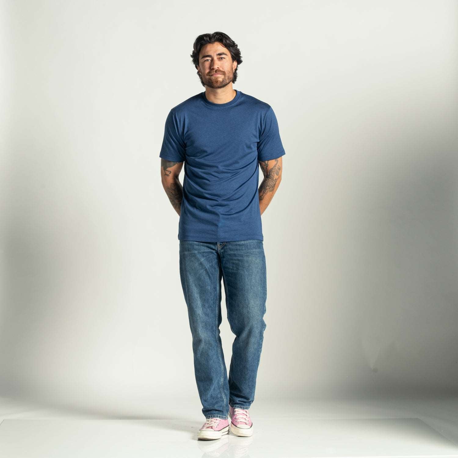 Ray's Crew Neck - Tencel™ & OCS Tee - LebasQ