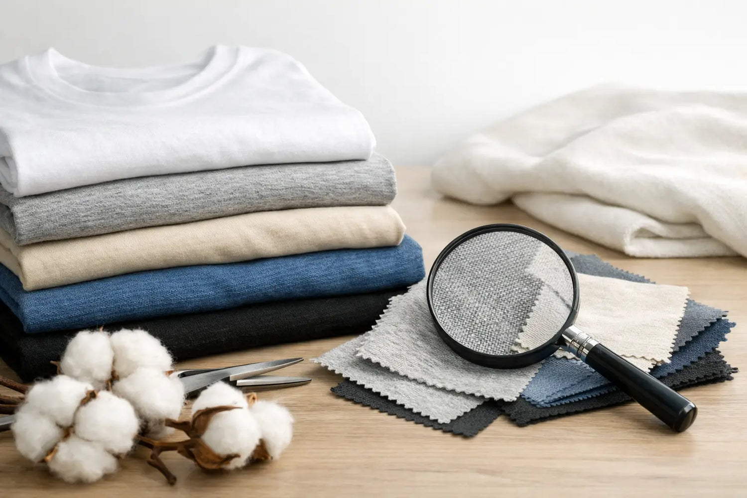 Gids voor T-shirt stoffen en kwaliteit
