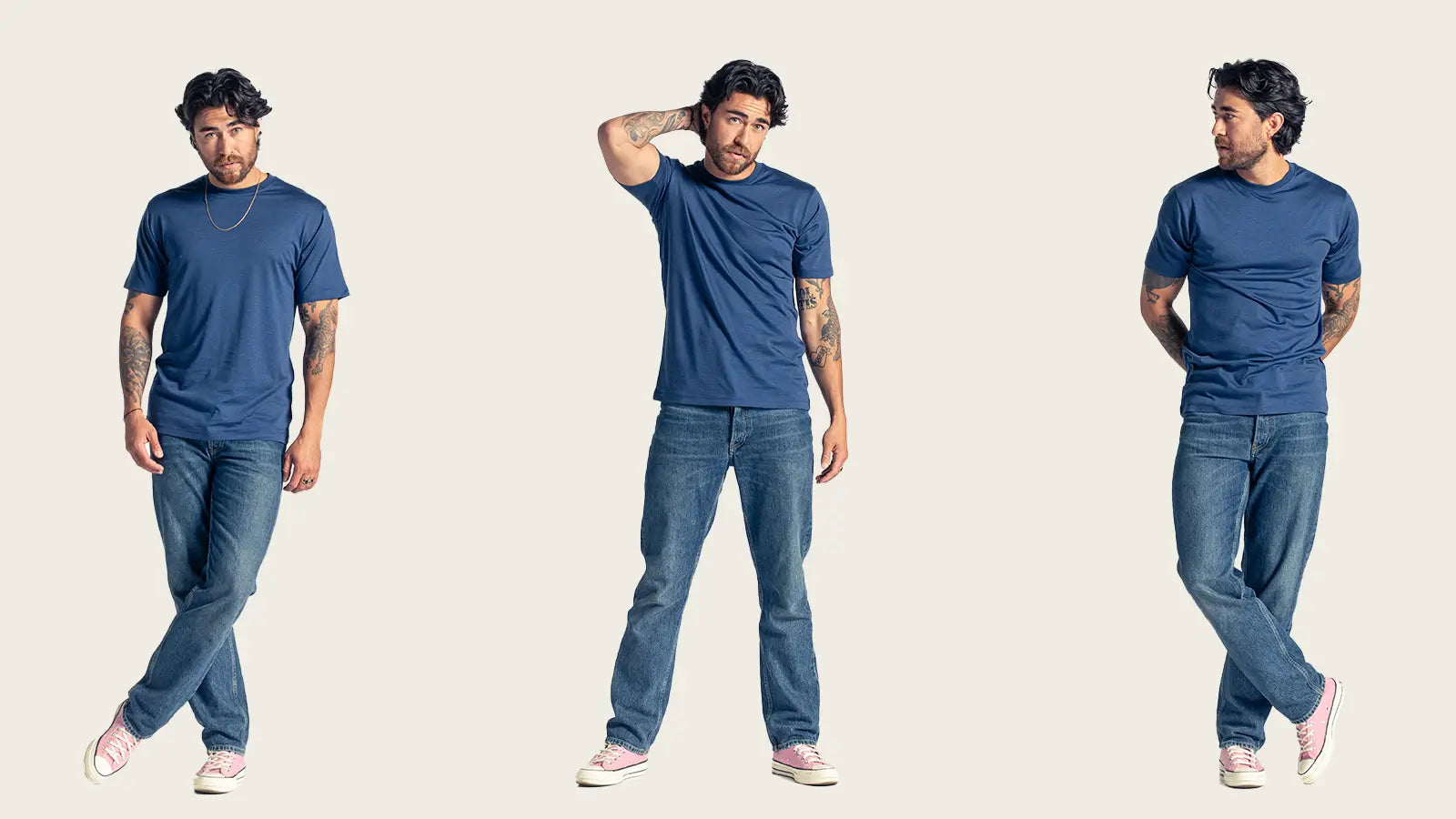 T shirts 3 pack heren: slim kopen