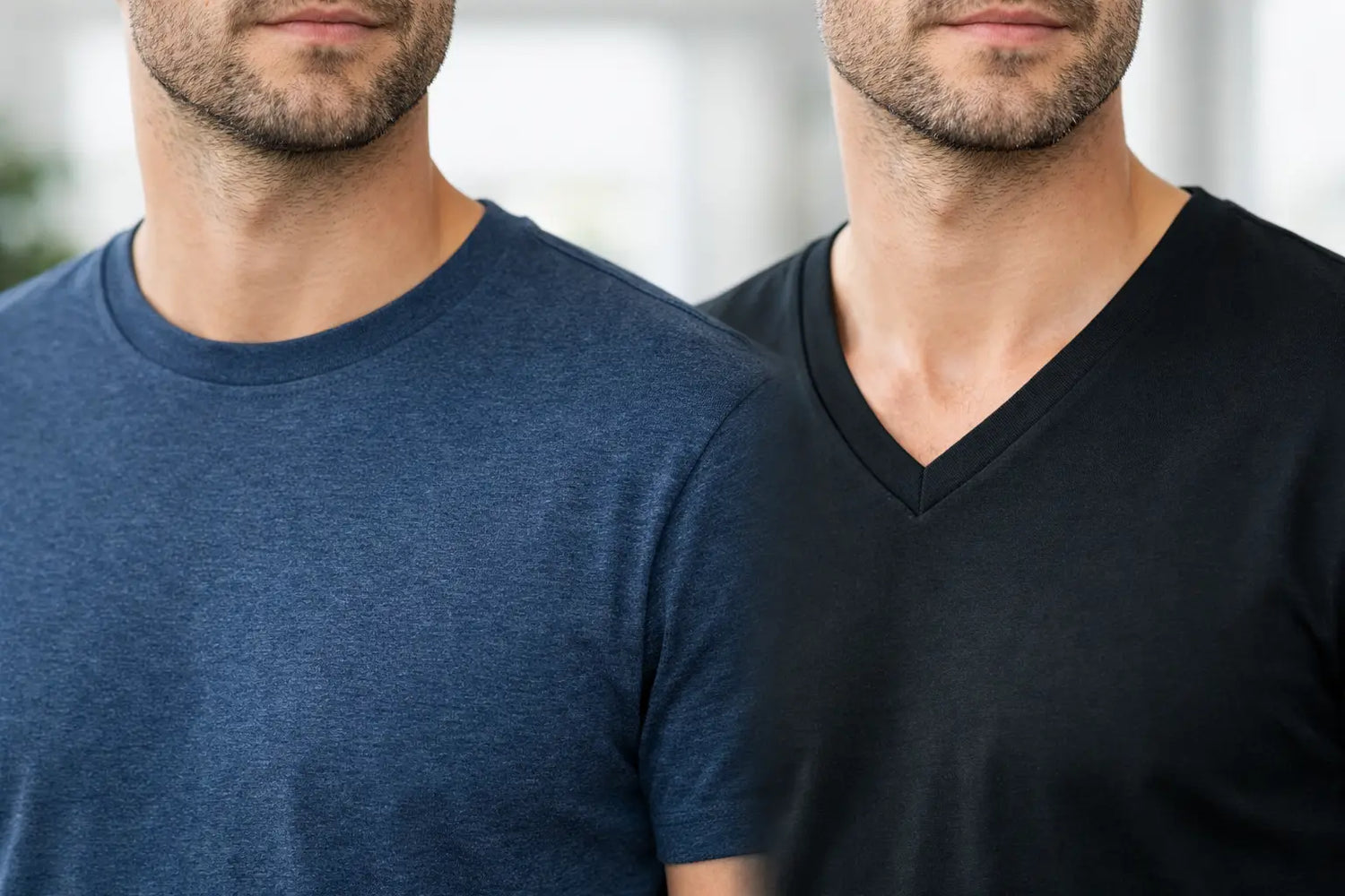Crew neck vs V-neck difference explained
