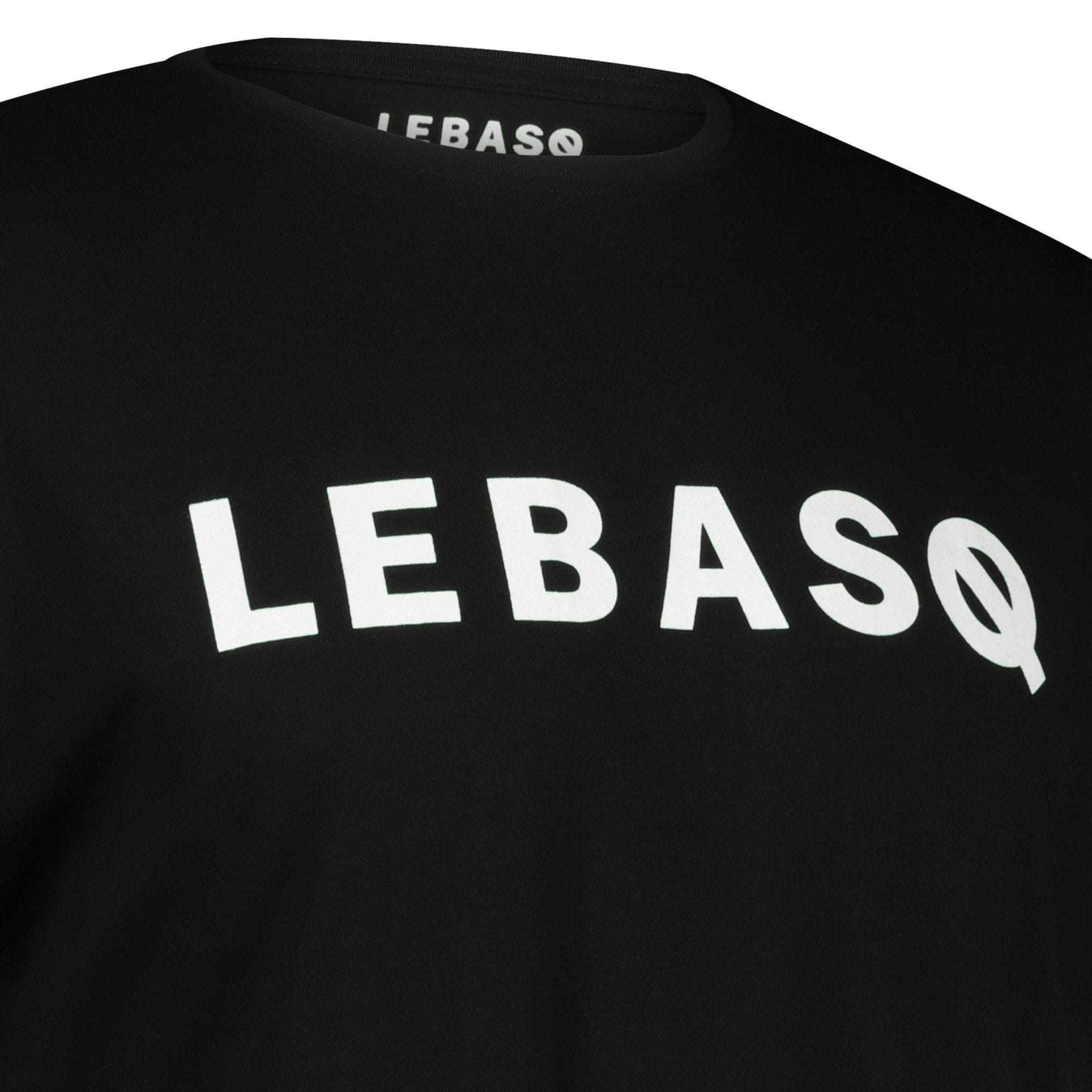 LEBASQ's Crew Neck T-Shirt Black - LebasQ
